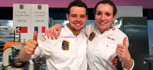 Luc Beziat and Marie Simon. French team at Mondial des Arts Sucrés 2018