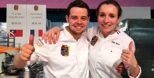 Luc Beziat and Marie Simon. French team at Mondial des Arts Sucrés 2018