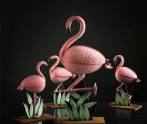 Flamingos by Knam