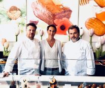 Claire and Marc Ducobu with Pierre Hermé