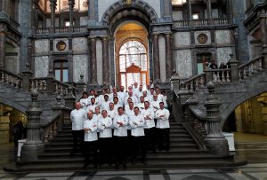 Relais Desserts pastry chefs at the Antwerp train station