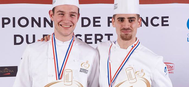 Gaël Reigner and François Josse, champions of France du Dessert 2018