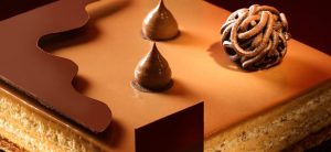 part of hazelnut praline