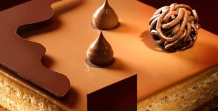 part of hazelnut praline