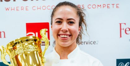 Courtney Comier, winner AUI Pastry Cup