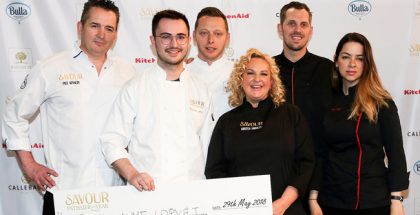 Guillaume Lopvet witj jury Savour Patissier of the Year