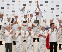 The podium European Pastry Cup