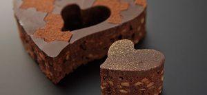 heart brownie