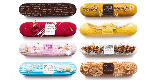 Joakim Prat éclairs assortment