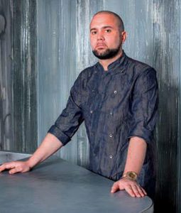 Oliver Peña, head chef of Enigma