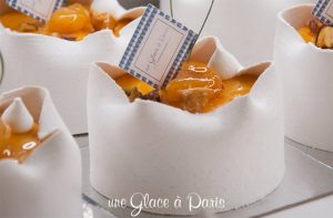 The lavender honey Nougat Glacé