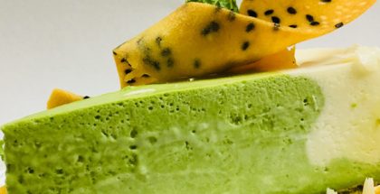 cover Pandan Matcha mousse