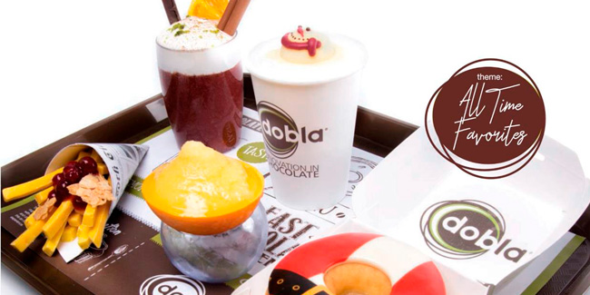 Real-looking fruit and Fast food with chocolate, Dobla’s new products