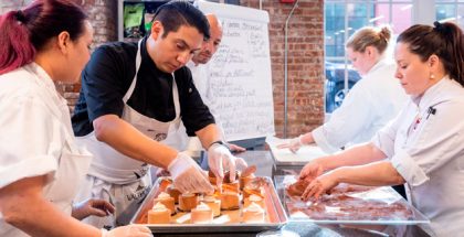 Master classs at l'Ecole Valrhona Brooklyn