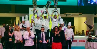World Junior Pastry Championship podium