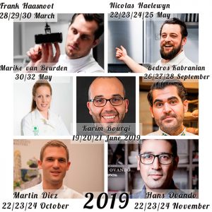 Calendar 2019 Horeca Culinary School