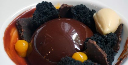 Black sesame, passion fruit and Maya Mountain