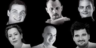 The six chefs that will participate in hangar 78