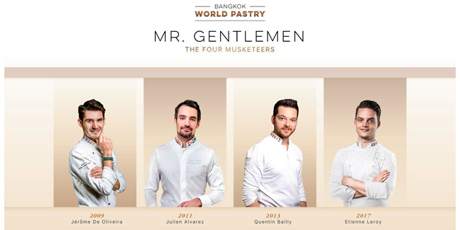 Fully Baked Story gathers four World Pastry Champions in Bangkok