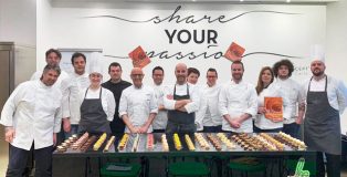 Pastry Concept students after a master class