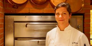 Carrie Lewis at Chez Panisse