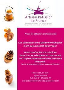 Poster of the Trophyée International de la Pâtisserie Française