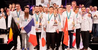 All the winners of the 1st Trophée International of the Pâtisserie Française