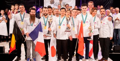All the winners of the 1st Trophée International of the Pâtisserie Française