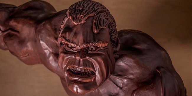 Emmanuel Hamon creates an impressive Hulk for the Chocolate Museum of Beirut