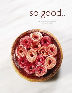 Apple rose pie from LESS became the cover of so good #23