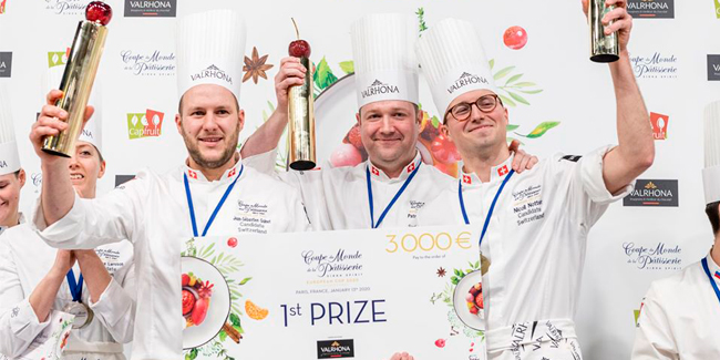 Switzerland wins the European Pastry Cup