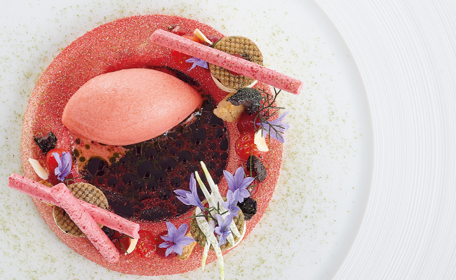 White chocolate and strawberry by Marco d'Andrea