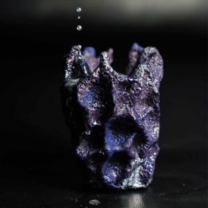 Frozen coulant of puree Yam with mescal and lavender