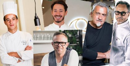 Paco Torreblanca, Cédric Grolet, Pierluigi Portinari, João Henriques, and Tomasz Deker