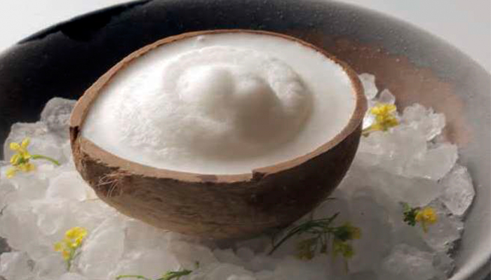 Coconut granita by Martín Lippo