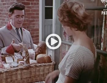 A bread factory in the UK in the 60s