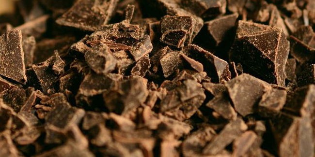 Chocolate pieces