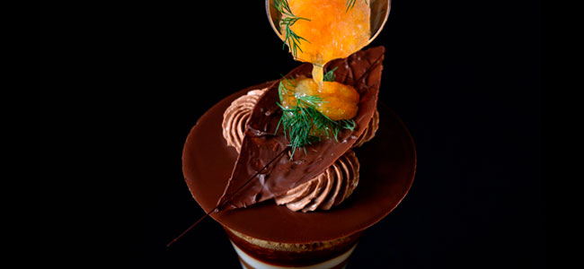 Future Museum with chocolate, celery, and grapefruit, by Akihiro Kakimoto
