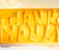 Word chocolate mold