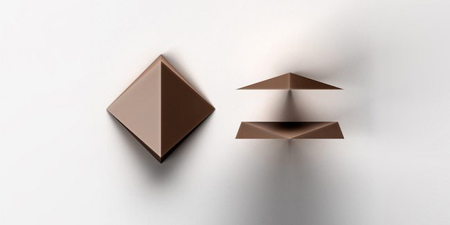 Dandelion and Tesla Create 3D Geometric Chocolate Chips