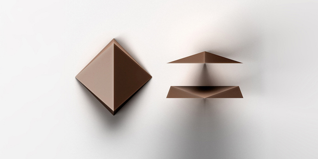Dandelion and Tesla Create 3D Geometric Chocolate Chips