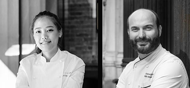 Eunji Lee and Miro Uskokovic join L’École Valrhona Brooklyn online classes