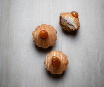 Chestnuts in baskets by Cédric Grolet