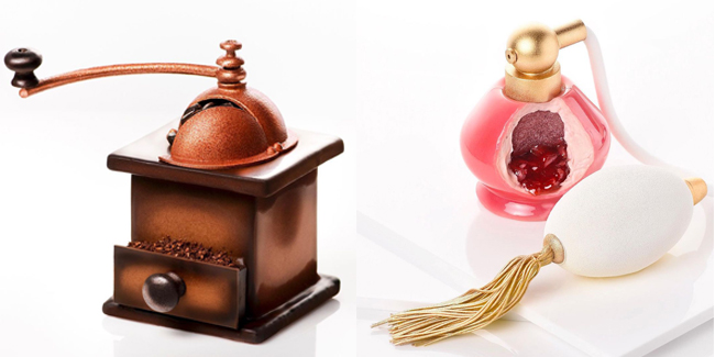 Coffee grinders, perfumes, radios and books in four artistic creations by Amaury Guichon