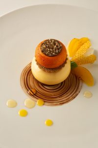 Platted dessert by Susan Notter