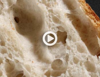 The highly hydrated ciabatta-like loaf. The True Bread Videos (3 of 6)