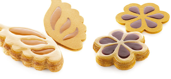 Innovative Silikomart molds for baked pastry with TPLUS +