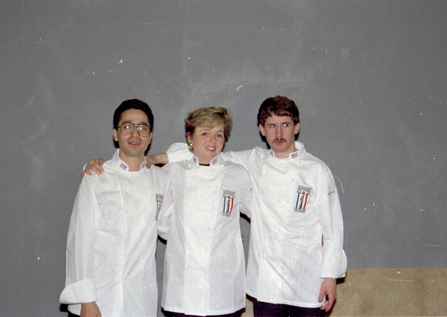 Gilles Renusson and his team mates for the 1991 Coupe du Monde de la Pâtisserie