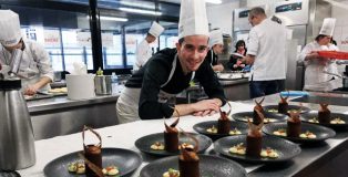Chef at the Championnat du France du Dessert