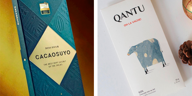 Cacaosuyo and Quanto chocolate bars